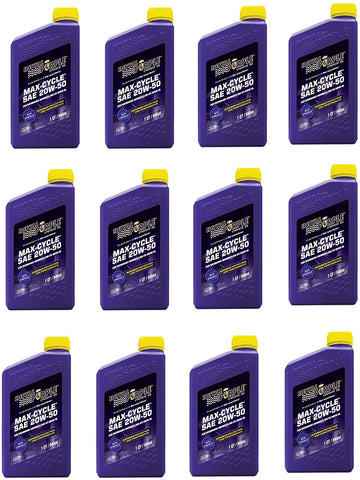 Royal Purple 20W50 Max-Cycle Motorcycle & ATV Motor Oil - (Case 12 Bottles) BUY IN A CASE AND SAVE