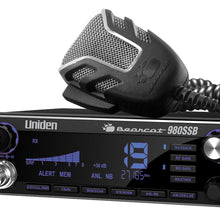 Uniden BEARCAT 980 40- Channel SSB CB Radio with Sideband NOAA WeatherBand,7- Color Digital Display PA/CB Switch and Noise Cancelling Mic, Wireless Mic Compatible