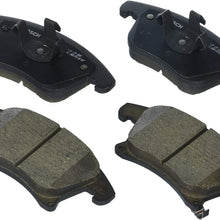 Bosch BC1653 QuietCast Premium Ceramic Disc Brake Pad Set For 2013-2017 Ford Fusion and 2013-2017 Lincoln MKZ; Front