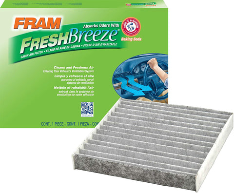 FRAM CF10285 Fresh Breeze Cabin Air Filter with Arm & Hammer