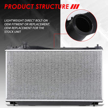 Replacement for 01-05 Honda Civic 1.7L AT Lightweight OE Style Full Aluminum Core Radiator DPI 2354