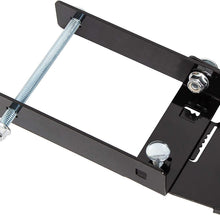 ECOTRIC Universal RV 4" Square Bumper Mounting Mounted Cargo Carrier Box Support Arms Bracket Mounting Racks. (A Pair!)