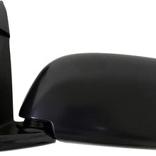 Dorman 955-450 Passenger Side Manual Door Mirror - Folding for Select Toyota Models, Black