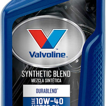 Valvoline DuraBlend SAE 10W-40 Synthetic Blend Motor Oil 1 QT, Case of 6