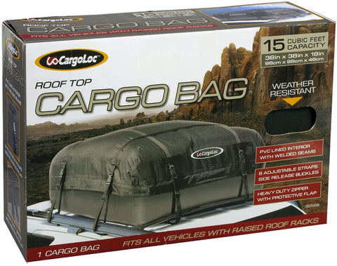 CargoLoc Rooftop Cargo Bag, Black