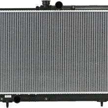Radiator - Pacific Best Inc Fit/For 2676 03-06 Mitsubishi Lancer Evolution Manual Transmission Plastic Tank Aluminum Core