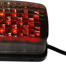 YFM LED Smoke lens tail brake stop light ATV UTV 350 400 450 660 250 4x4 Yamaha Grizzly, Viking, Rhino, Big Bear, Kodiak, Bruin, Wolverin, Bear Tracker