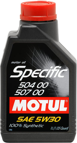 Motul 838711 5W-30 Synthetic Gasoline and Diesel Oil for EURO IV Engines - 1 Liter Bottle