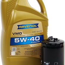 Blau J1A5001-B Motor Oil Change Kit - Compatible with 1997-98 VW Jetta III w/ 4 Cylinder 1.9L TDI Diesel Engine