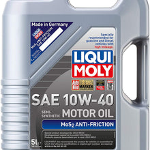 LiquiMoly 2043 LiquiMoly 10W-40 Engine Motor Oil MoS2 Anti-Friction 5 Liter