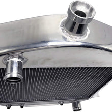 JSD G181A Aluminum Racing Radiator fits 1917-1927 Ford T Bucket 2 Row Single Pass