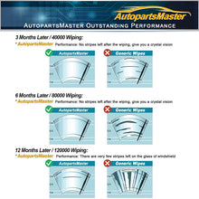 Windshield wiper blades Hybrid Front Window U J hook wiper 21" + 19" Winter Summer Wiper Car Windshield wiper blades NO.19E01-2 by AutopartsMaster (set of 2)