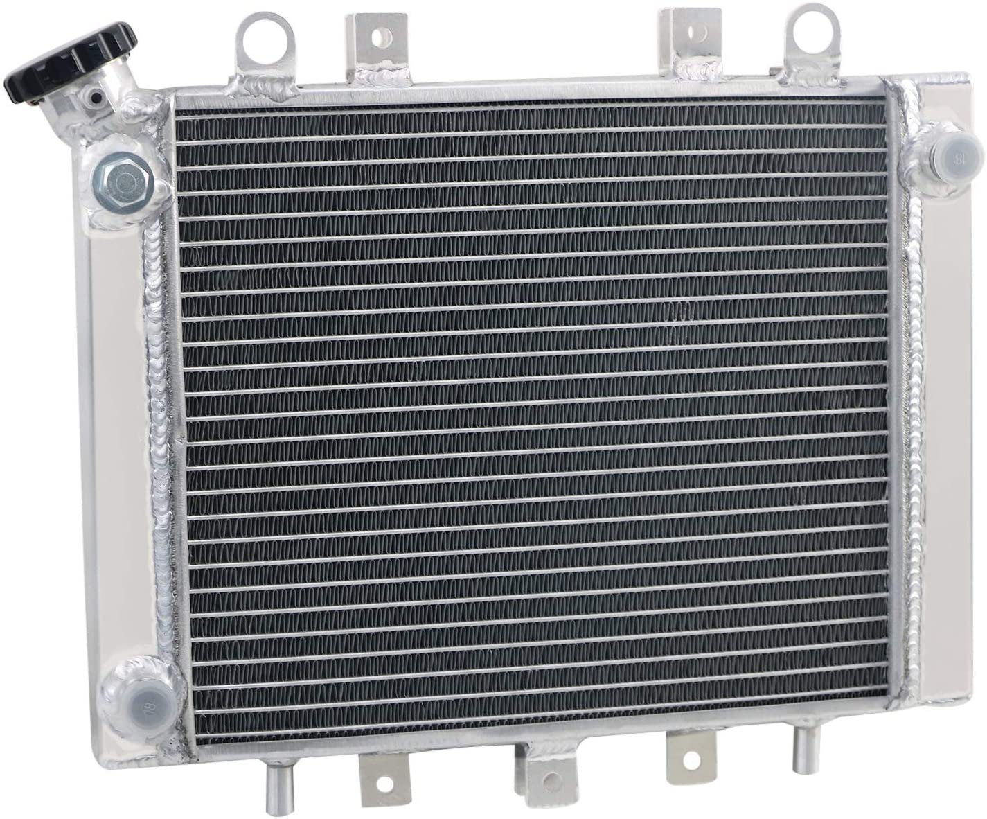 ALLOYWORKS Performance ATV Aluminum Radiator for 2005 2006 2007 2008 2009 Kawasaki Brute Force 750 / 750i KVF750 650 KVF650F/G 4x4i