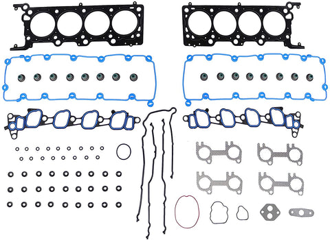 DNJ HGS4172 MLS Head Gasket Set/For 2004-2008 / Ford/E-150, E-150 Club Wagon, E-250, E-350 Club Wagon, E-350 Super Duty / 5.4L / SOHC / V8 / 16V / 330cid