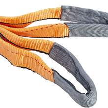 TODOCOPE 3"x20ft 33,000lb Break Strength Heavy Duty Recovery, Reinforced Loops Protective Sleeves,Storage Bag Tree Saver, Winch Extension Strap,Emergency Off Road Towing Rope,Orange