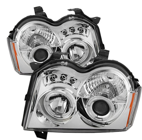 Spyder Auto 5011107 LED Halo Projector Headlights Chrome/Clear