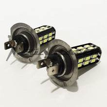 Mega Racer H7 (High Beam Headlight) Super White 6000K Bright-Chip 30-LED Xenon Lamp Light Bulb Replace Auto Car