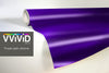 VViViD Purple Satin Chrome Vinyl Wrap Stretch Conform DIY Easy to Use Air-Release Adhesive (2ft x 5ft)