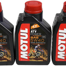 Motul 105897 Full Synthetic Motor Oil ATV Power 4T 5W40 1L/1.05 Quarts Can (3)