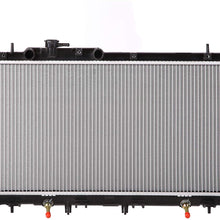 Lynol Cooling System Complete Aluminum Radiator Direct Replacement Compatible With 2001-2004 Subaru Outback H6 3.0L