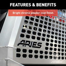 ARIES 1110206 AdvantEDGE Chrome Aluminum Truck Headache Rack Cab Protector, Select Toyota Tundra