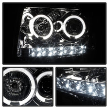 Spyder Auto 5010254 Halo LED Projector Headlights; Uses T10 LED Ultra White LED Bulb; Pair; Smoke;