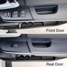 SENSHINE Console Liner Cup Liner for Toyota Tundra 2020 2019 2018 2017 2016 2015 2014 Door Mat Interior Accessories Kit(Bucket Seat, Gray Trim)