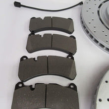Maserati Ghibli Quattroporte 2014-16 front & rear brake pads rotors TopEuro LOW DUST #519