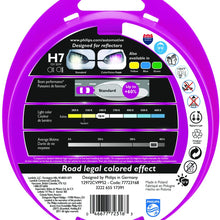 Philips ColorVision H7 Halogen Headlight (Purple), 2 Pack