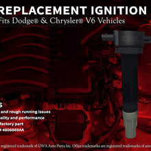 Ignition Coil Pack - Fits Dodge, Chrysler V6 2.5L, 2.7L, 3.5L - Replaces 4606869AA - Fits Dodge Magnum, Dodge Charger, Dodge Nitro, Challenger, Chrysler 300-2006, 2007, 2008, 2009, 2010