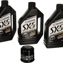 MaximaHiflofiltro SXSSEOCK008 Full Synthetic Side x Side Engine Oil Change Kit for Kawasaki Teryx 4x4/750, 3 L