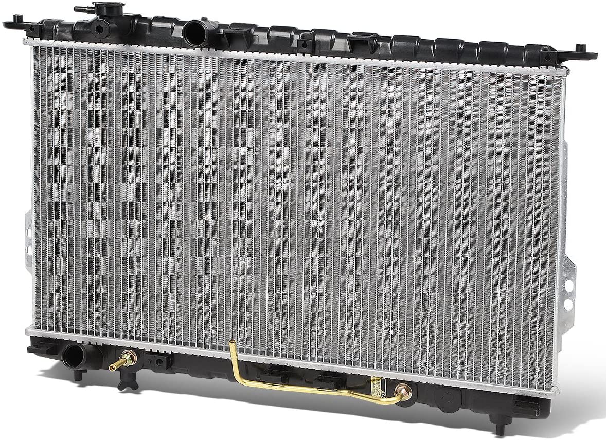 Replacement for Sonata/Optima 1-7/16 inches Inlet OE Style Aluminum Direct Replacement Racing Radiator