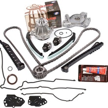 Evergreen TKTCS6068WOP Compatible With 04-08 Ford F150 F250 Lincoln Navigator TRITON 5.4 SOHC 3-Valve Timing Chain Kit Water Pump Oil Pump Timing Cover Gasket