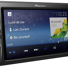 Pioneer MVH-210EX 6 . 2" VGA Touchscreen WebLink Double DIN , Bluetooth USB MP3 Aux Input , in-Dash Siri Eyes Free & Google VR , Multi-Color Illumination Digital Media Receiver/Free ALPHASONIK Earbuds