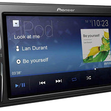 Pioneer 6.2" VGA Touchscreen WebLink Double DIN, Bluetooth USB MP3 Aux Input, in-Dash Siri Eyes Free & Google VR, Multi-Color Illumination Digital Media Receiver/Free Alphasonik Earbuds