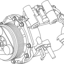 ACDelco 15-21571 GM Original Equipment Air Conditioning Compressor