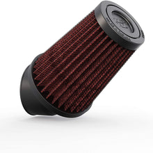 K&N Universal Clamp-On Air Filter: High Performance, Premium, Washable, Replacement Filter: Flange Diameter: 1.6875 In, Filter Height: 4 In, Flange Length: 1.5 In, Shape: Round Tapered, R-1100, Black