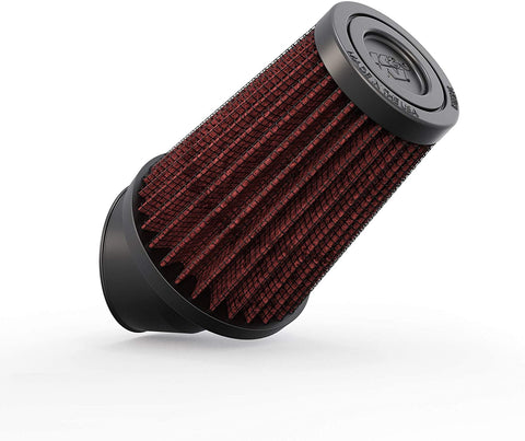 K&N Universal Clamp-On Air Filter: High Performance, Premium, Washable, Replacement Filter: Flange Diameter: 1.6875 In, Filter Height: 4 In, Flange Length: 1.5 In, Shape: Round Tapered, R-1100, Black