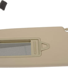 Dorman 74208 Drivers Side Sun Visor Assembly for Select Hyundai Models, Beige