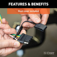 CURT 56165 Vehicle-Side Custom 4-Pin Trailer Wiring Harness for Select Toyota RAV4
