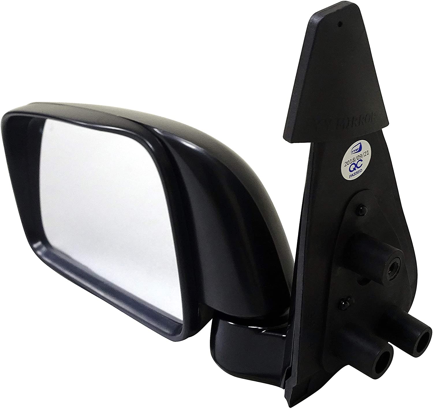 Dorman 955-450 Passenger Side Manual Door Mirror - Folding for Select Toyota Models, Black