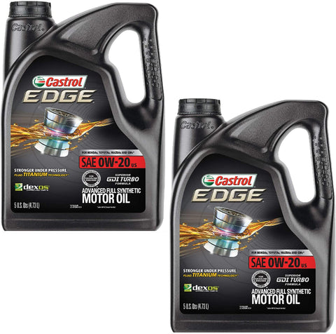 La Rosticceria Edge 0W-20 Advanced Full Synthetic Motor Oil, 5 Quart (Pack of 2)