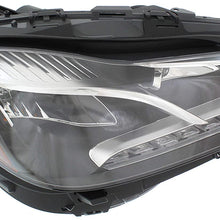 Headlight Compatible with MERCEDES BENZ E-CLASS 2014-2016 RH Assembly Halogen Sedan/Wagon