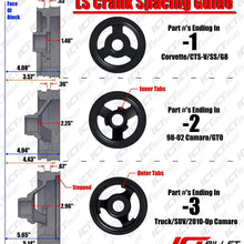ICT Billet LS Truck Low Mount 4 Rib Air Conditioning Compressor Bracket for Sanden 7176 SD7 Compressor Compatible with LM7 LR4 LQ4 L59 LQ9 L33 L92 L98 LSX 551137-LS74-3
