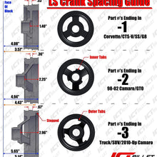 ICT Billet LS Truck Alternator Bracket Low Mount and Power Steering Pump Bracket LSX LS3 LQ4 LQ9 L33 LS3 Billet 551669-3