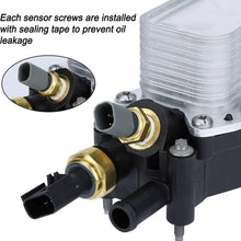 Engine Oil Cooler and Oil Filter Housing Adapter Assembly,Compatible With 2011-2013 Chrysler 200/300,Dodge Journey Charger Caravan And More,Replaces 5184294AE