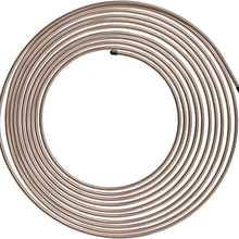Copper Coated Steel Brake Line Tubing Coil and Fitting Kit, 1/4 x 25