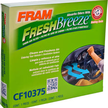 Fram Fresh Breeze - Filtro de aire de cabina con bicarbonato de sodio Arm & Hammer, CF10729 para vehículos seleccionados Chrysler, Dodge y Jeep