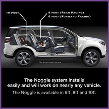 The Noggle - Making The Backseat Cool Again - Vehicle Air Conditioning System to Keep Your Kids Cool and Comfortable When Traveling in The Car - Works with Most Vehicles - 6ft, Grey Quatrefoil