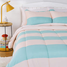 AmazonBasics Easy Care Super Soft Microfiber Kid's Bed-in-a-Bag Bedding Set - Twin, Purple Unicorns